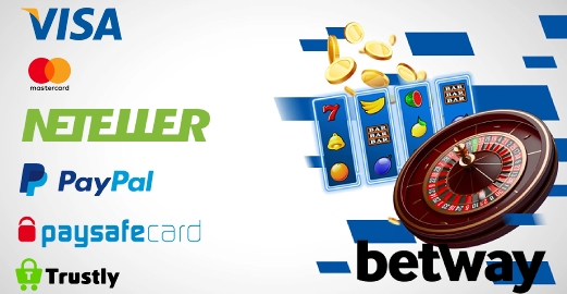 Métodos de pago de Betway Casino